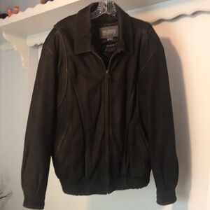 Wilson’s leather coat with removable quilted insert